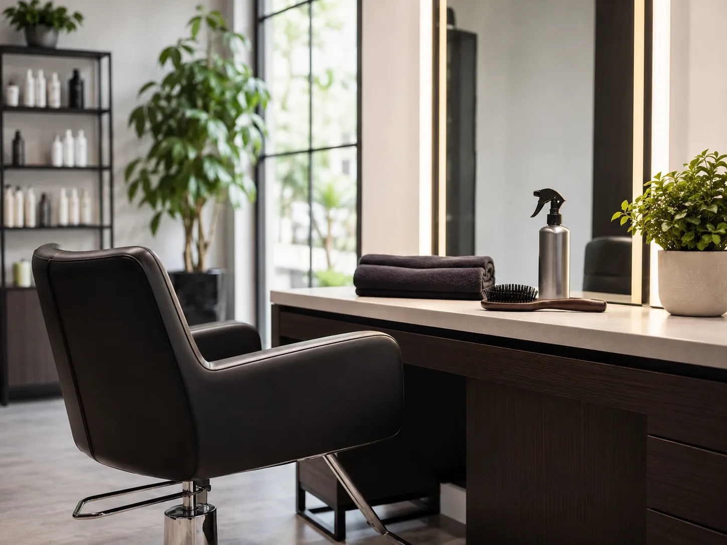 Finished salon services